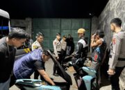 Patroli Malam Polres Dompu Bubarkan Kerumunan Remaja dan Pesta Miras
