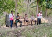 Bhabinkamtibmas Malaju Lakukan Problem Solving, Bantu Petani Atasi Kendala Aliran Air Irigasi