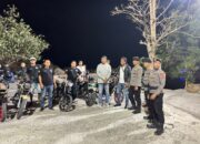 Sat Samapta Polres Bima Kota dan BKO Polda NTB Patroli Malam, Antisipasi Balap Liar dan Knalpot Brong