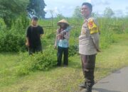 Bhabinkamtibmas Sorinomo Dorong Warga Rawat Tanaman Jagung dan Manfaatkan Pekarangan Dukung Ketahanan Pangan