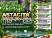 Polresta Tuban – Polsek Parengan Dukung Program Nasional Ketahanan Pangan