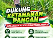 Dukung Astacita Swasembada Pangan, Polsek Jatirogo Pantau Lahan Jagung di Desa Jombok