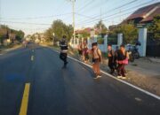Ciptakan Keamanan Berlalu Lintas di Jam Rawan, Polsek Utan Gelar Strong Point Pagi di SDN 4 Utan