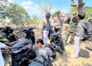 Antisipasi Aksi Tawuran Pelajar dan Penggunaan Knalpot Brong, Polsek Soromandi Gelar Patroli Gabungan
