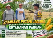 Anggota Polsek Parengan Sambang Petani Jagung, Dukung Program Nasional Ketahanan Pangan