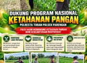 Polresta Tuban Polsek Parengan Dukung Program Nasional Ketahanan Pangan