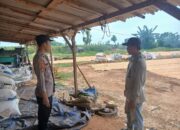 Dukung Asta Cita Presiden, Bhabinkamtibmas Polsek Tambakboyo Dampingi Petani Jagung Saat Panen dan Jemur Hasil Panen