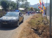 Sat Samapta Kawal Pawai Ta’ruf MTQ XXII Sumbawa Barat, Ajak Warga Jaga Kamtibmas