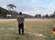Amankan Turnamen Sepak Bola Mini Bupati Cup 2026, Bhabinkamtibmas Jaga Kondusifitas di Batu Dulang