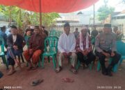 Polsek Lambu Sambang Duka, Sampaikan Belasungkawa kepada Keluarga Warga Desa Sumi