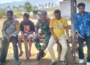 Bhabinkamtibmas dan Babinsa Doro Melo Ajak Warga Dukung Ketahanan Pangan Nasional