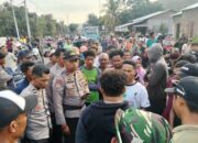 Polisi Negosiasi Massa, Blokade Jalan di Banggo Berhasil Dibuka, Arus Lalu Lintas Kembali Lancar