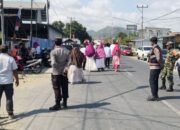 Sat Samapta Kawal Pawai Ta’ruf MTQ XXII Sumbawa Barat, Ajak Warga Jaga Kamtibmas