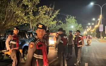 Polres Bima Kota Gelar KRYD Malam, Sisir Titik Rawan hingga Perbatasan