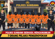 Gerak Cepat, URC Sat Reskrim Polres Sumbawa Bekuk 7 Pelaku Pengeroyokan di SPBU Kebayan