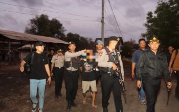 Polres Lombok Timur Gelar Operasi Gabungan Sarang Narkoba di Keruak, Dua Terduga Pelaku Diamankan