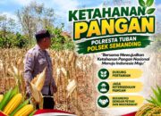 Polri Dukung Astacita, Polsek Semanding Polresta Tuban Turun Cek Tanaman jagung milik Warga di Desa Bektiharjo