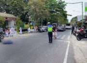 Hadir Berikan Rasa Aman Siang Hari, Sat Lantas Polres Sumbawa Gelar Strong Point di Titik Rawan Sekolah