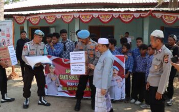 Jelang Hari Jadi ke-24 Propam Polri, Sipropam Polres Bima salurkan bantuan ke Ponpes Al Wafa