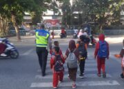 Sat Lantas Polres Bima Kota Gelar Gatur Pagi, Wujudkan Kamseltibcarlantas yang Berkeselamatan