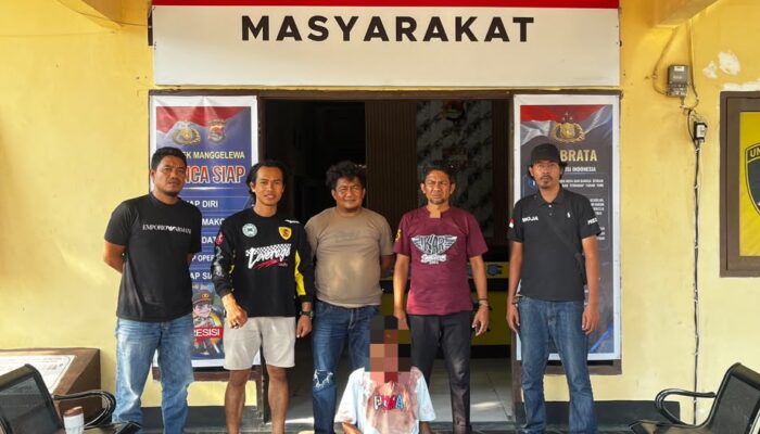 Kolaborasi Polsek Manggelewa dan Polsek Woja Amankan Terduga Pelaku Penggelapan Sepeda Motor