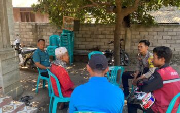 Bhabinkamtibmas Desa Kiwu Dorong Warga Manfaatkan Lahan Pekarangan Dukung Ketahanan Pangan Nasional