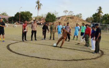 Bhabinkamtibmas Nowa Amankan Pembukaan Mini Soccer Antar Perangkat Desa Cup II 2026