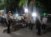 Patroli Malam Rutin, Sat Samapta Polres Bima Kota Sambangi Warga dan RSUD Bima