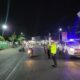 Blue Light Patrol dan Strong Point Malam, Sat Lantas Polres Dompu Jaga Kamseltibcarlantas di Sejumlah Ruas Jalan