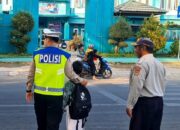 Sat Lantas Polres Bima Kota Laksanakan Pelayanan Gatur Pagi, Wujudkan Kamseltibcarlantas