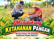 Dukung Program Ketahanan Pangan Kapolsek Senori Polresta Tuban Polda Jatim Menanam Jagung Bersama Warga Desa Sidoharjo