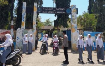 Antisipasi adanya aksi ugal-ugalan dan gangguan Kamtibmas lainya, Polsek Sanggar hadir melalui patroli rawan siang