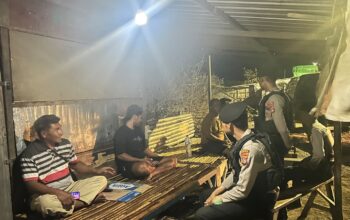 Cegah Gangguan Kamtibmas, Sat Samapta Polres Bima Kota Gelar Patroli Dialogis Dini Hari