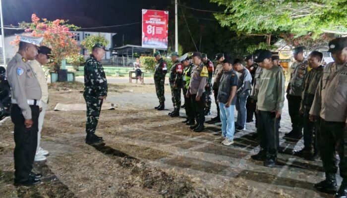Jaga Kondusivitas Wilayah, Tiga Unsur Gabungan Gelar Patroli