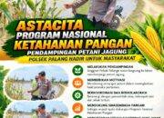 Dukung Astacita, Polsek Palang Polresta Tuban Pantau Langsung Lahan Jagung milik warga Desa Dawung
