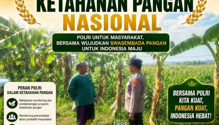 Polri Dukung Astacita, Polsek Rengel Polresta Tuban Turun Cek Tanaman Jagung Warga di Desa Rengel