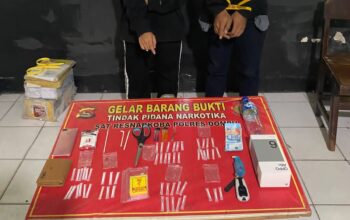 SATRESNARKOBA POLRES DOMPU UNGKAP KASUS NARKOTIKA, DUA TERDUGA PELAKU DIAMANKAN