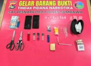 Gerebek Sarang Narkoba di Plampang, Tim Gabungan Polres Sumbawa dan BNNK Amankan Terduga Pengedar Beserta 9 Poket Sabu