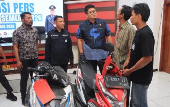 Polresta Tuban Kembalikan Kendaraan Hilang ke Pemiliknya Tanpa Dipungut Biaya