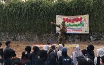 Babinsa Koramil Narmada Ajak Mahasiswa Unram Bijak Bermedia Sosial