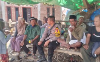 Bhabinkamtibmas Desa Tanju Ajak Warga Cegah Karhutla dan Dukung Ketahanan Pangan