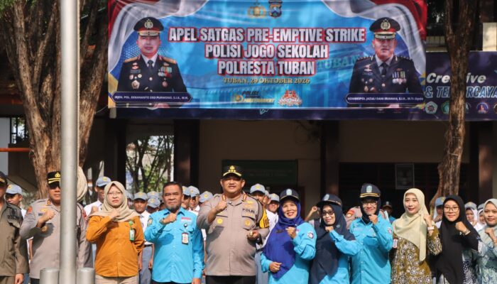 Ciptakan Sekolah Bebas Perundungan, Polresta Tuban Bentuk Satgas Polisi Jogo Sekolah