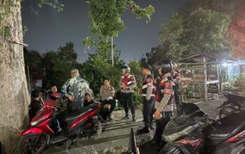 PATROLI KRYD PERINTIS PRESISI, SAT SAMAPTA POLRES DOMPU SAMBANGI MASYARAKAT DAN JAGA KAMTIBMAS MALAM HARI
