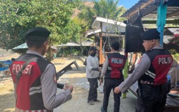 Akhir Pekan, Sat Samapta Polres Sumbawa Barat Gencarkan Patroli Wisata